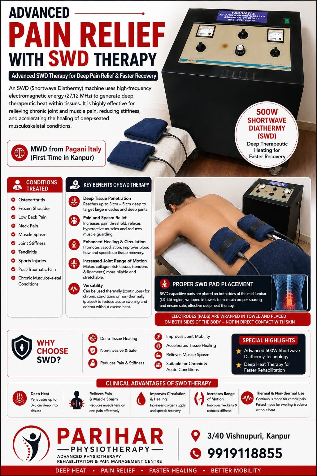 SWD Therapy - Shortwave Diathermy